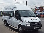 Бесплатный автобус Genser в пункт аренды автомобилей АрендаАвто-збл на Новорязанском шоссе
